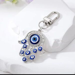 BAG CHARM KEY CHAIN HAMSA NWOT